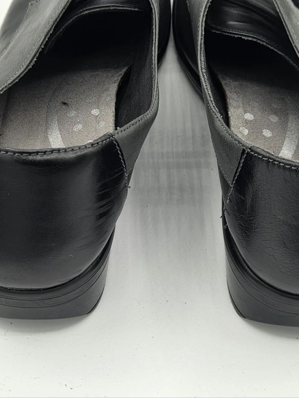 Naot Two-Tone Black and Gray Lace-Up Oxfords